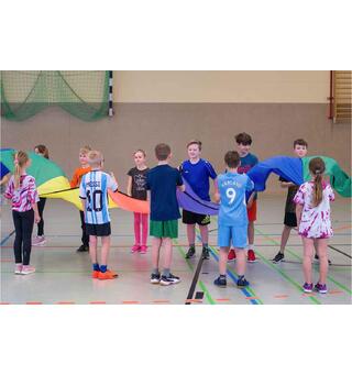 Fallskjermduk  | Samarbeidsleker Avlang duk